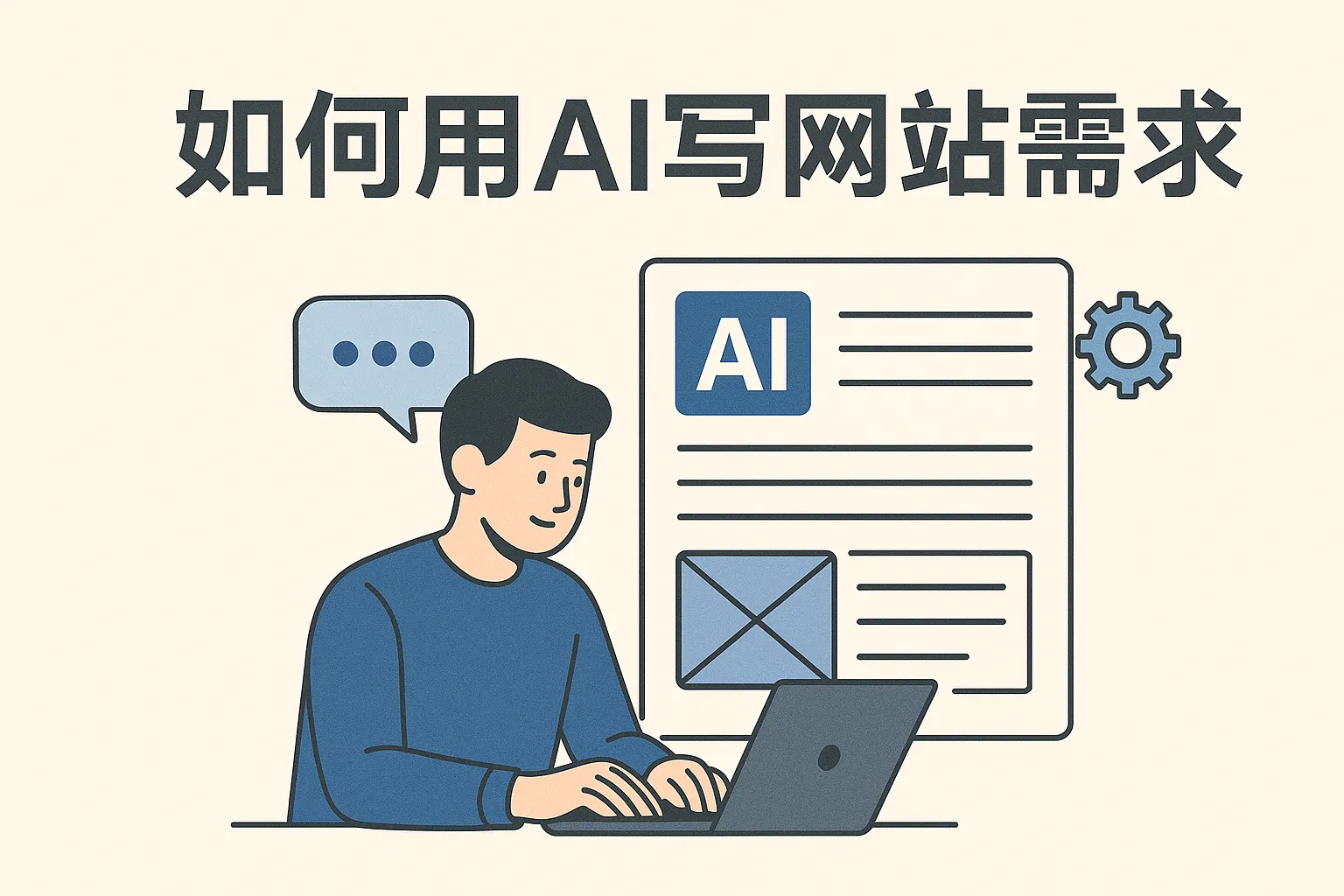 怎么用ai写网站需求