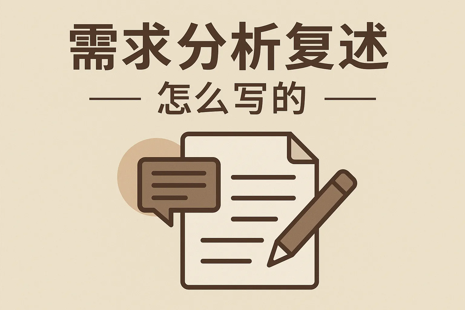 需求分析复述怎么写的