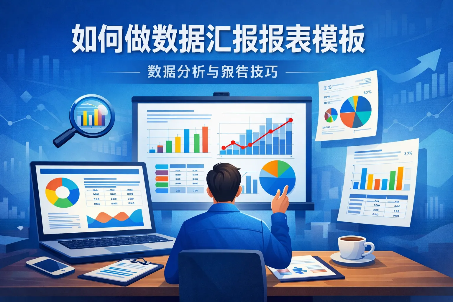 如何做数据汇报报表模板