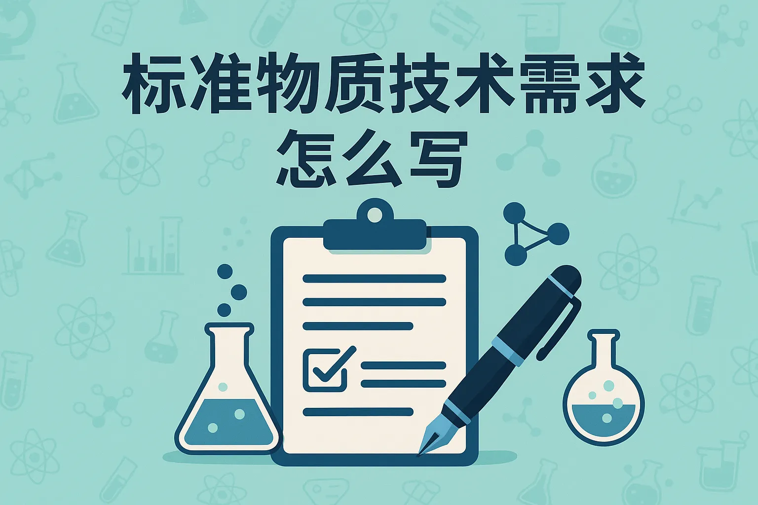 标准物质技术需求怎么写