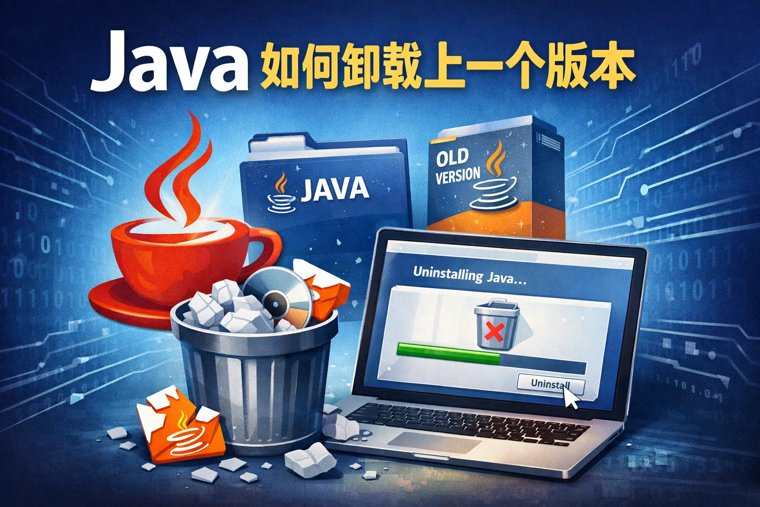 java如何卸载上一个版本