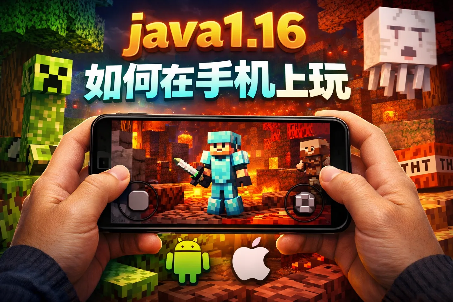 java1.16如何在手机上玩