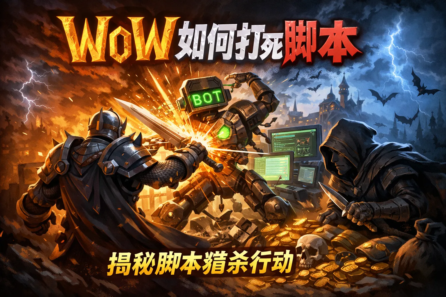 wow如何打死脚本