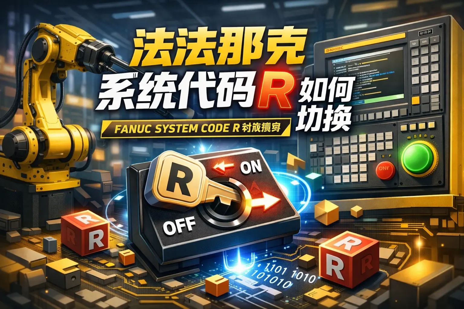 法法那克系统代码R如何切换