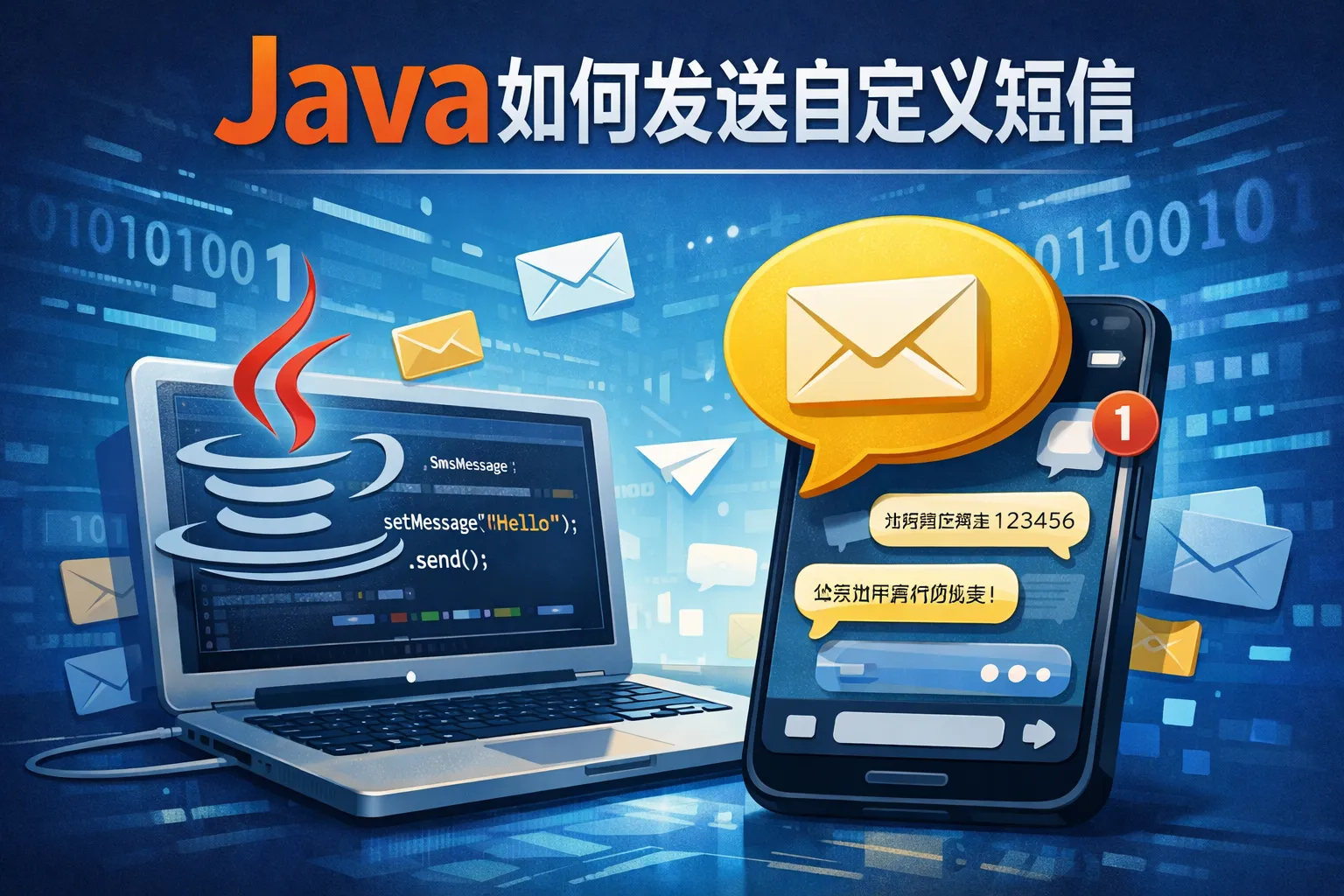 java如何发送自定义短信