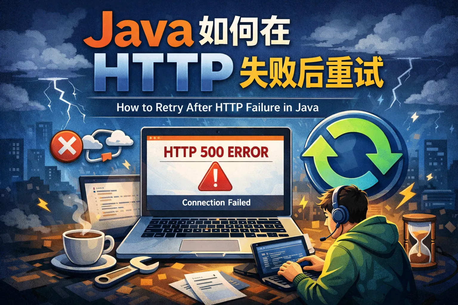 java如何在http失败后重试