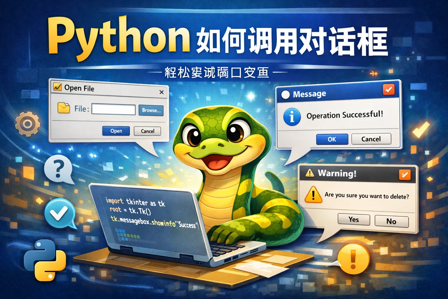 Python如何调用对话框