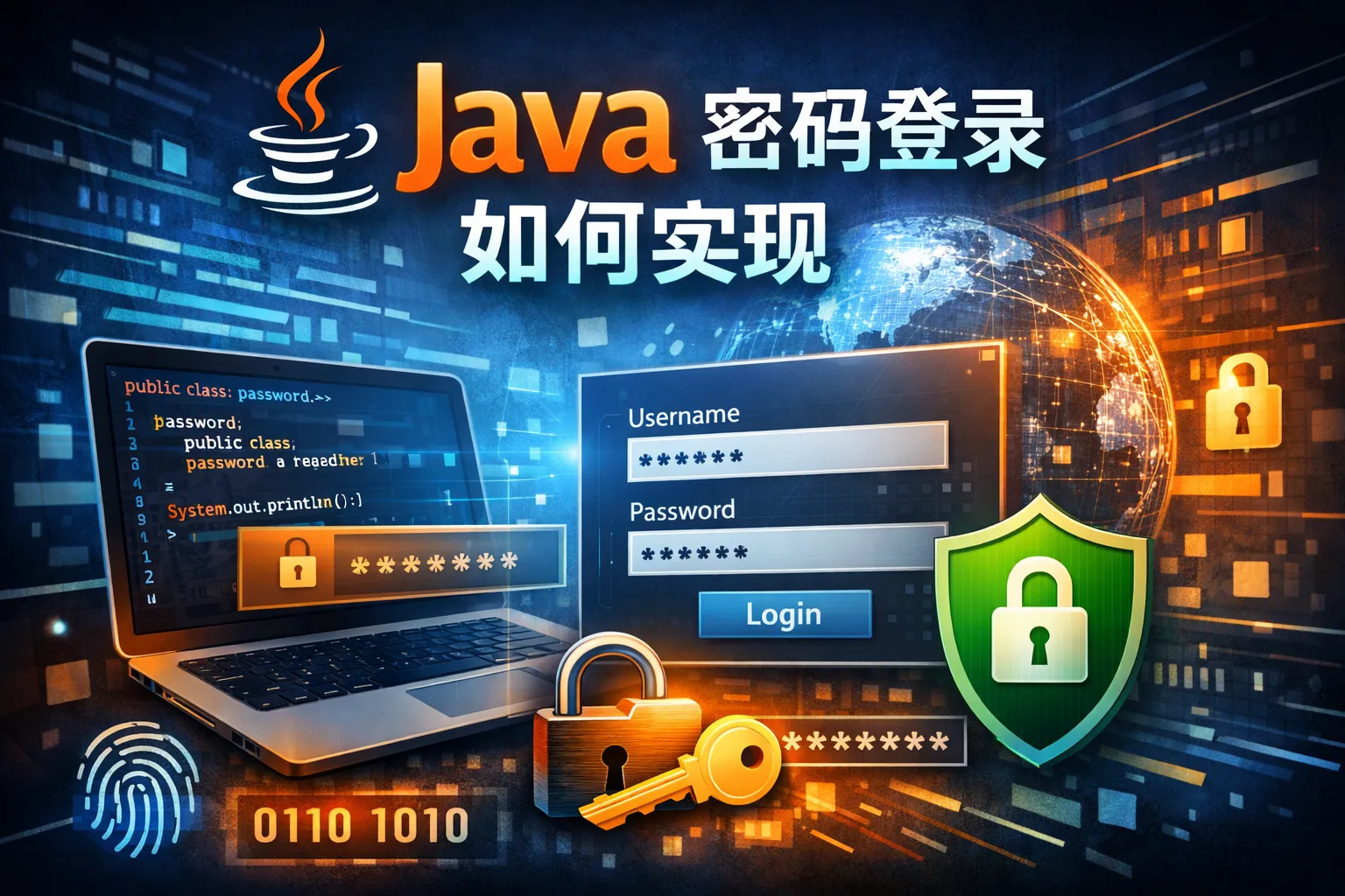 java 密码登录如何实现