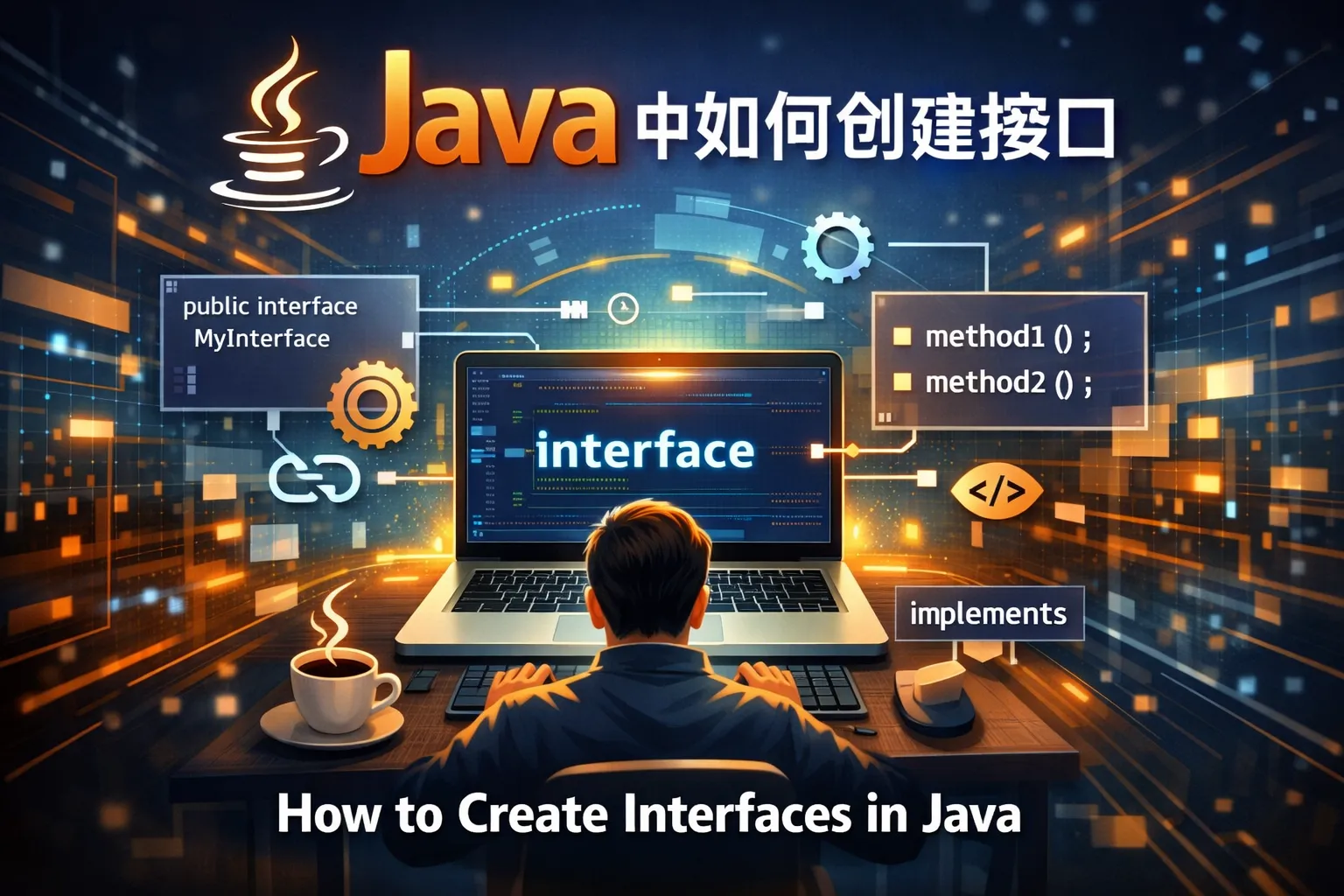 java中如何创建接口