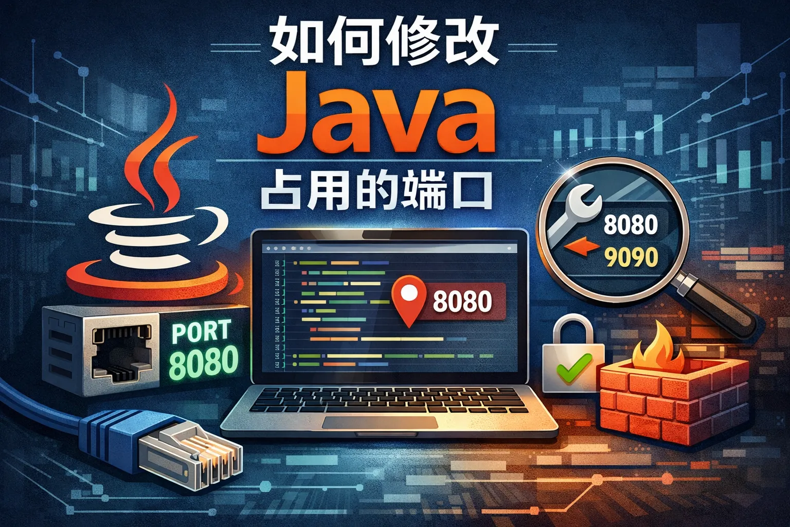 如何修改java占用的端口