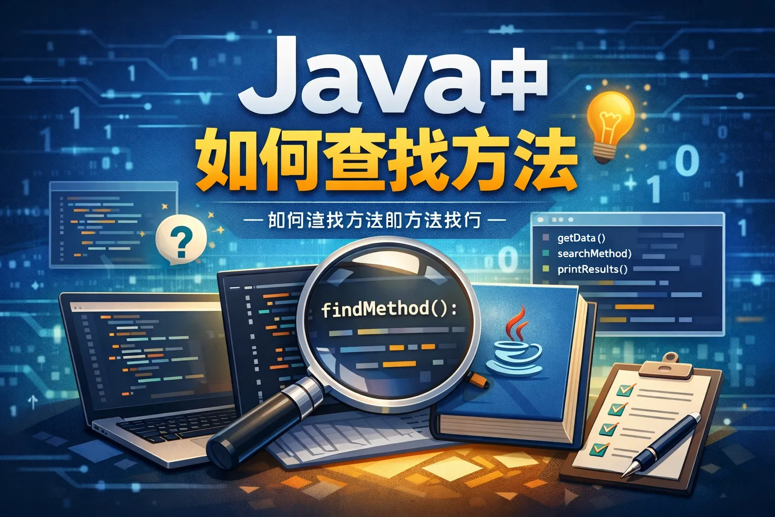 java中如何查找方法