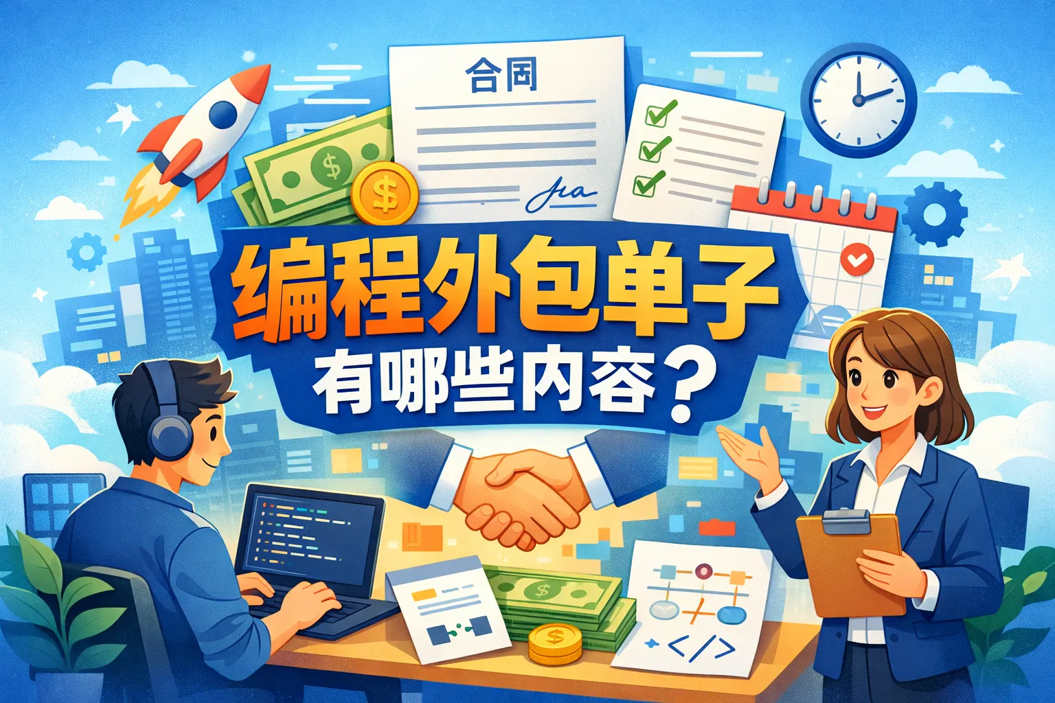 编程外包单子有哪些内容