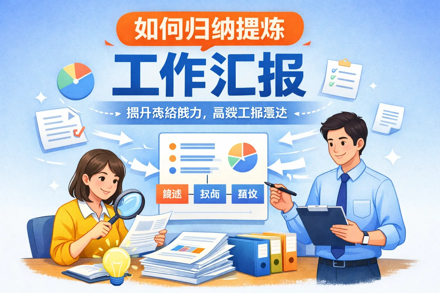 如何归纳提炼工作汇报