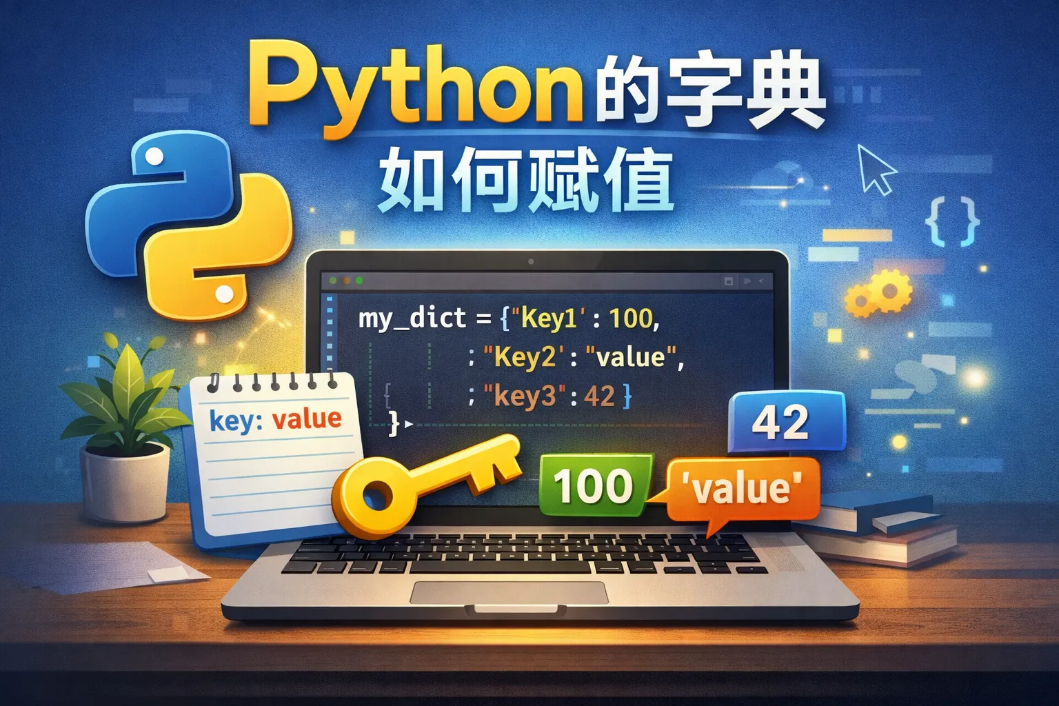 python的字典如何赋值
