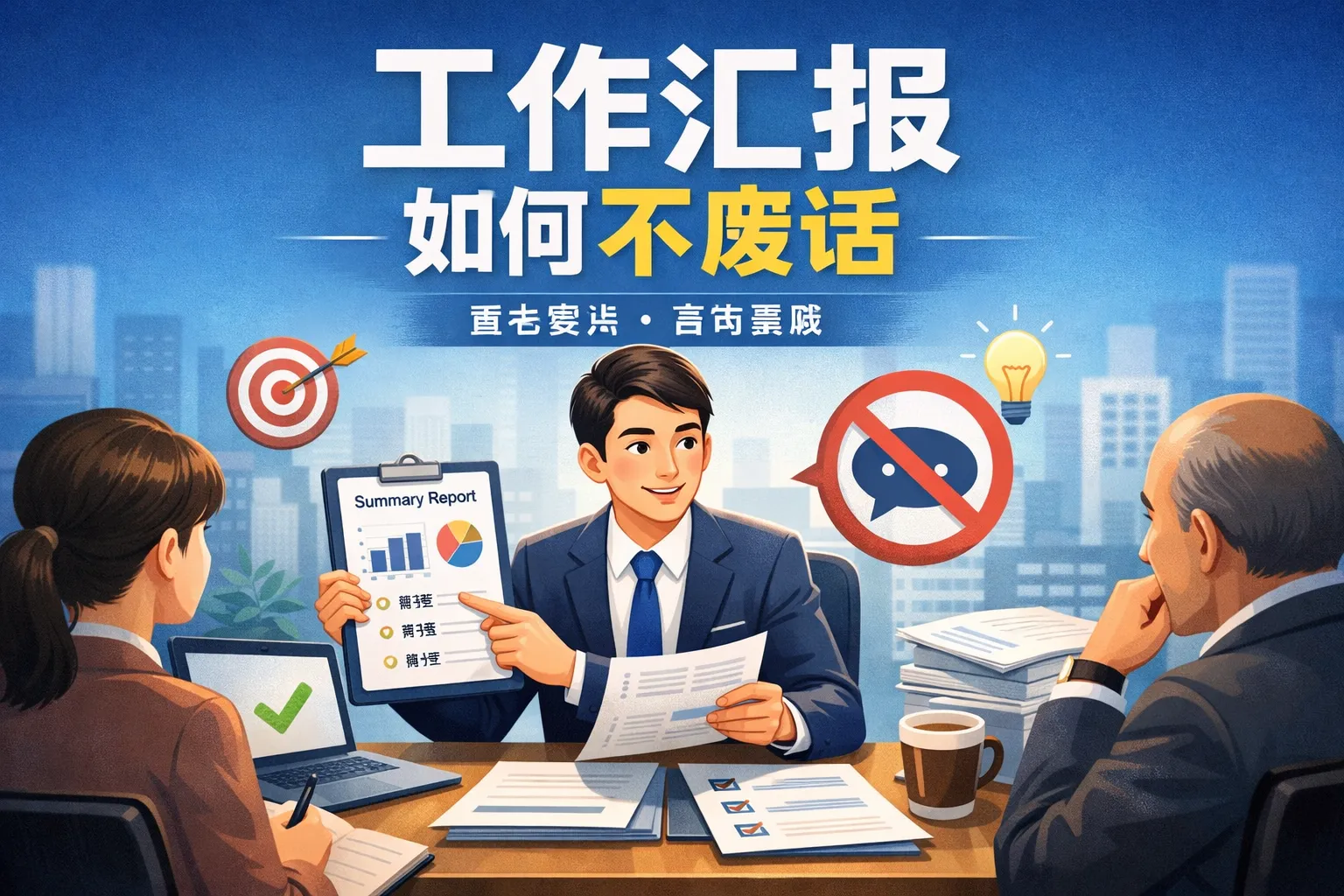 工作汇报如何不废话