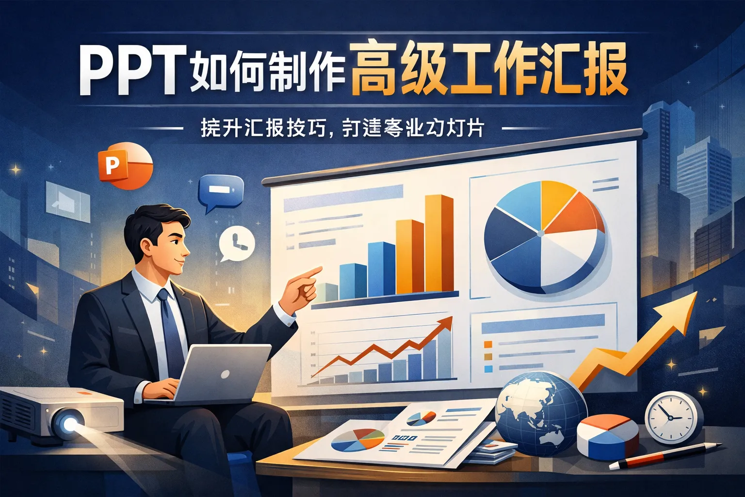 ppt如何制作高级工作汇报