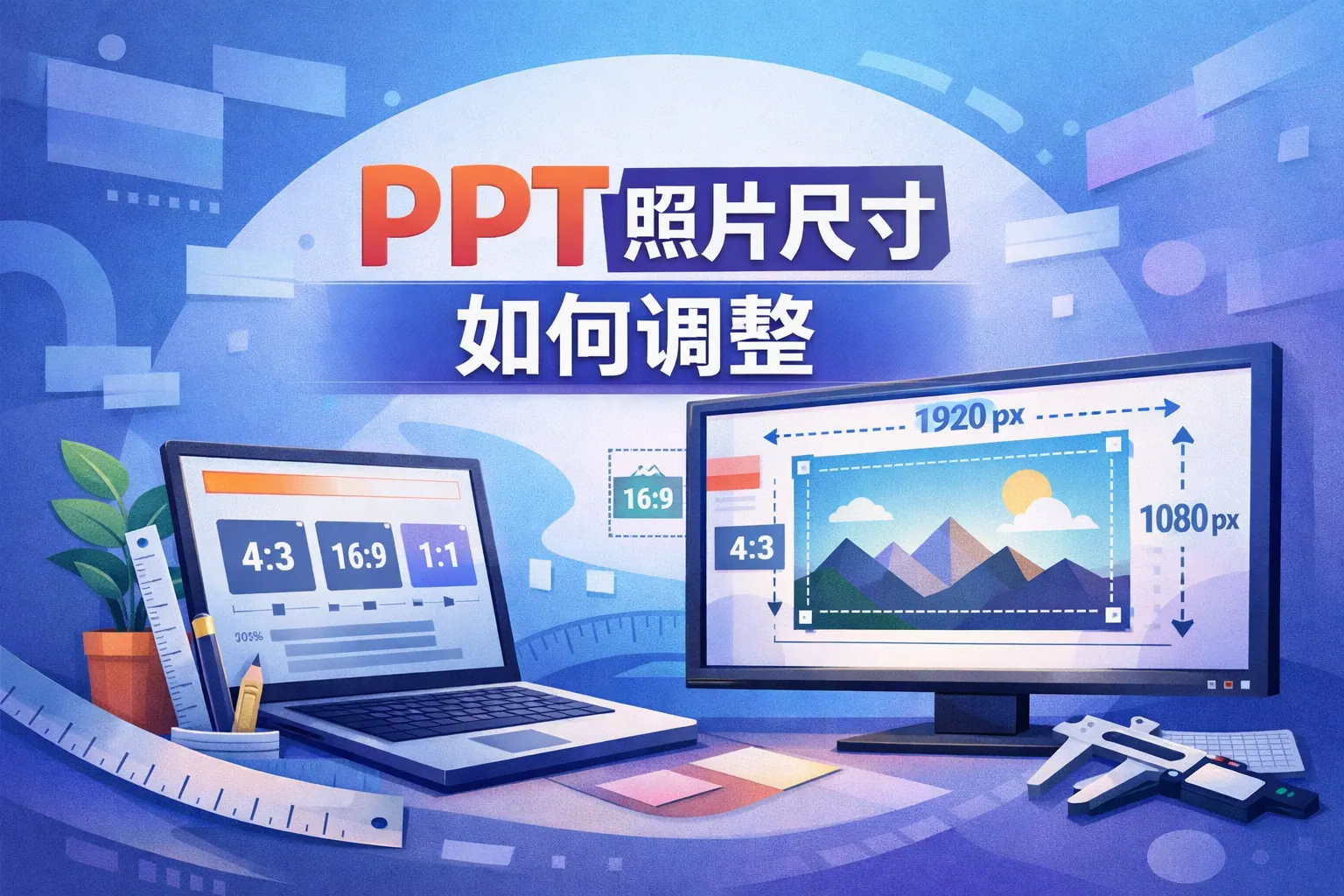PPT照片尺寸如何调整