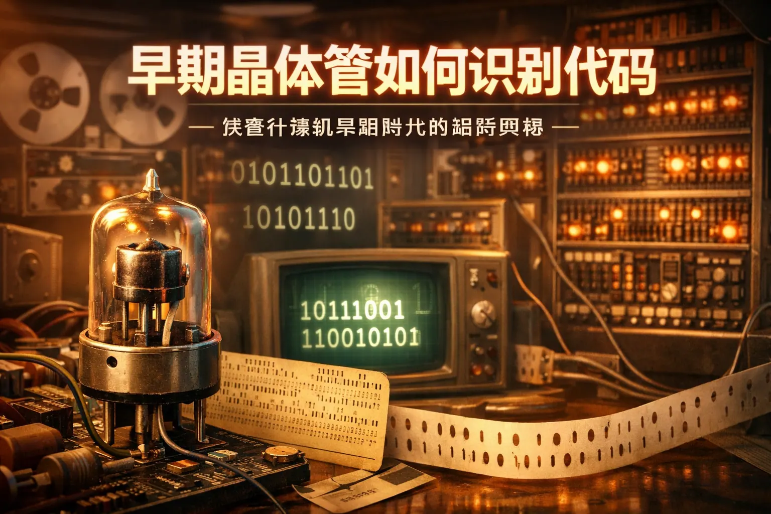 早期晶体管如何识别代码