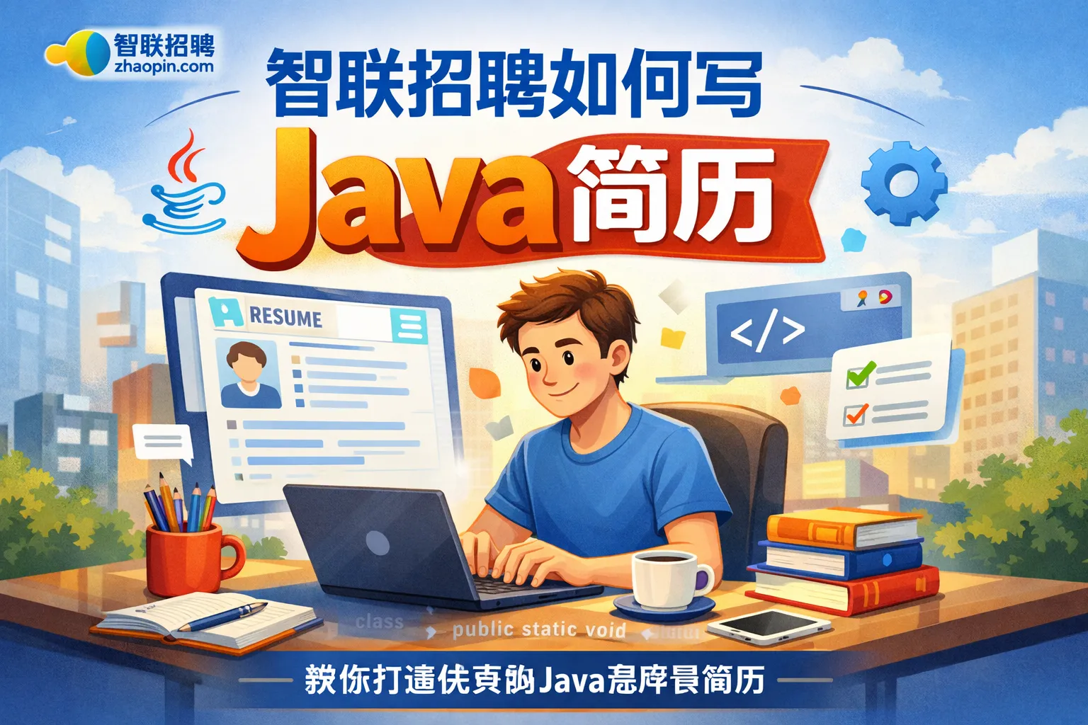 智联招聘如何写Java简历