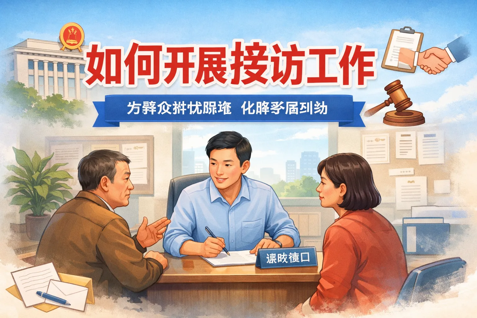 如何开展接访工作