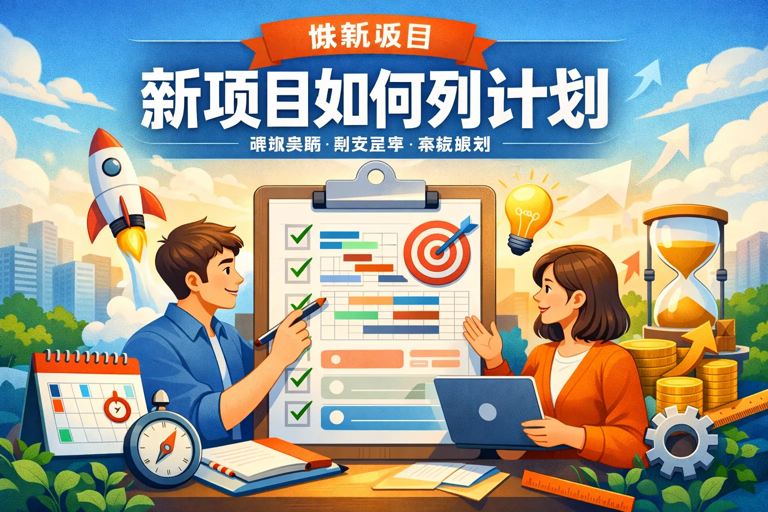 做新项目如何列计划