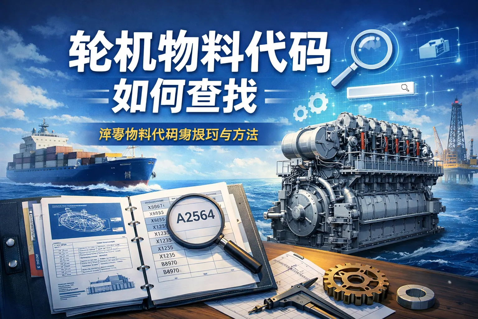 轮机物料代码如何查找