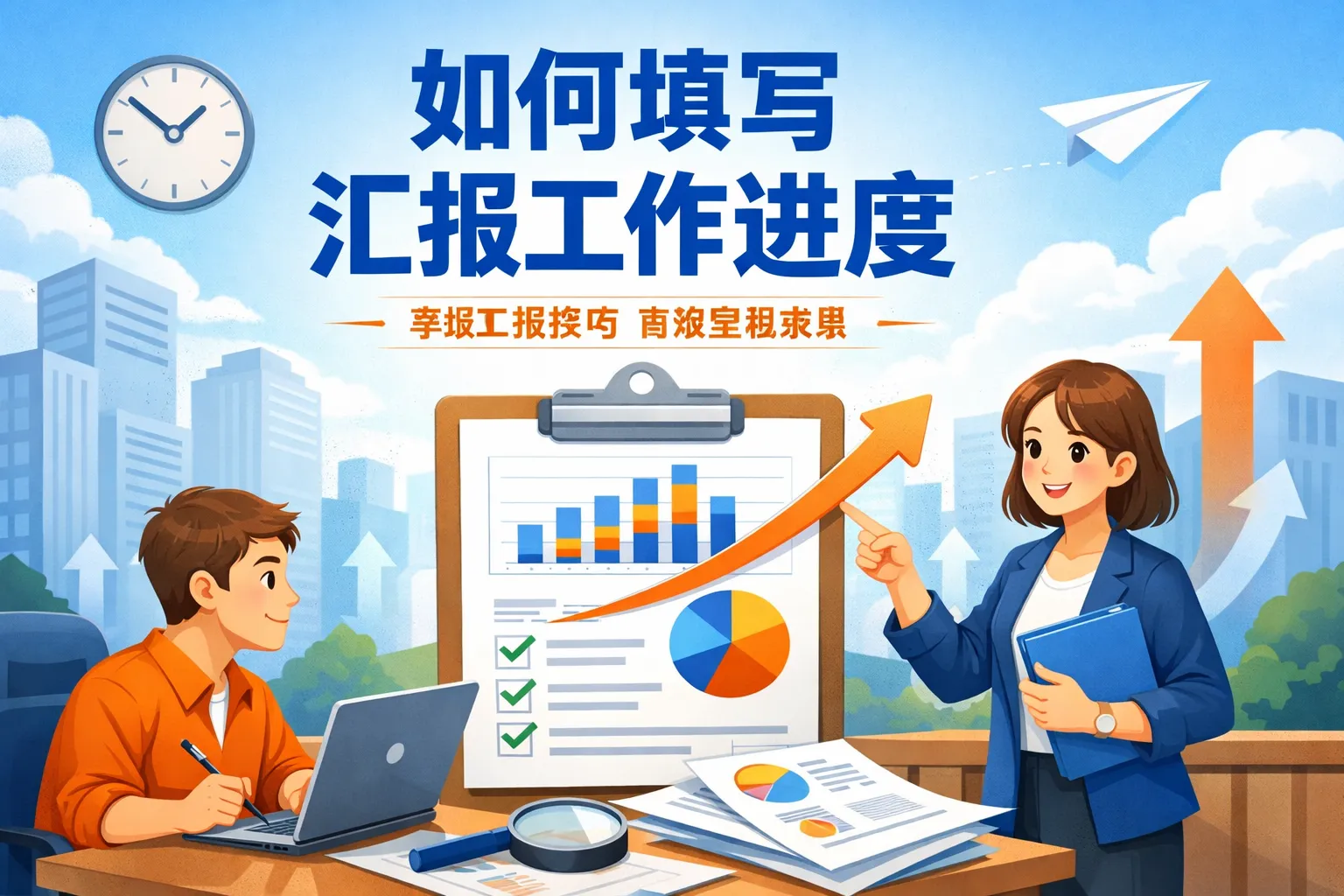 如何填写汇报工作进度