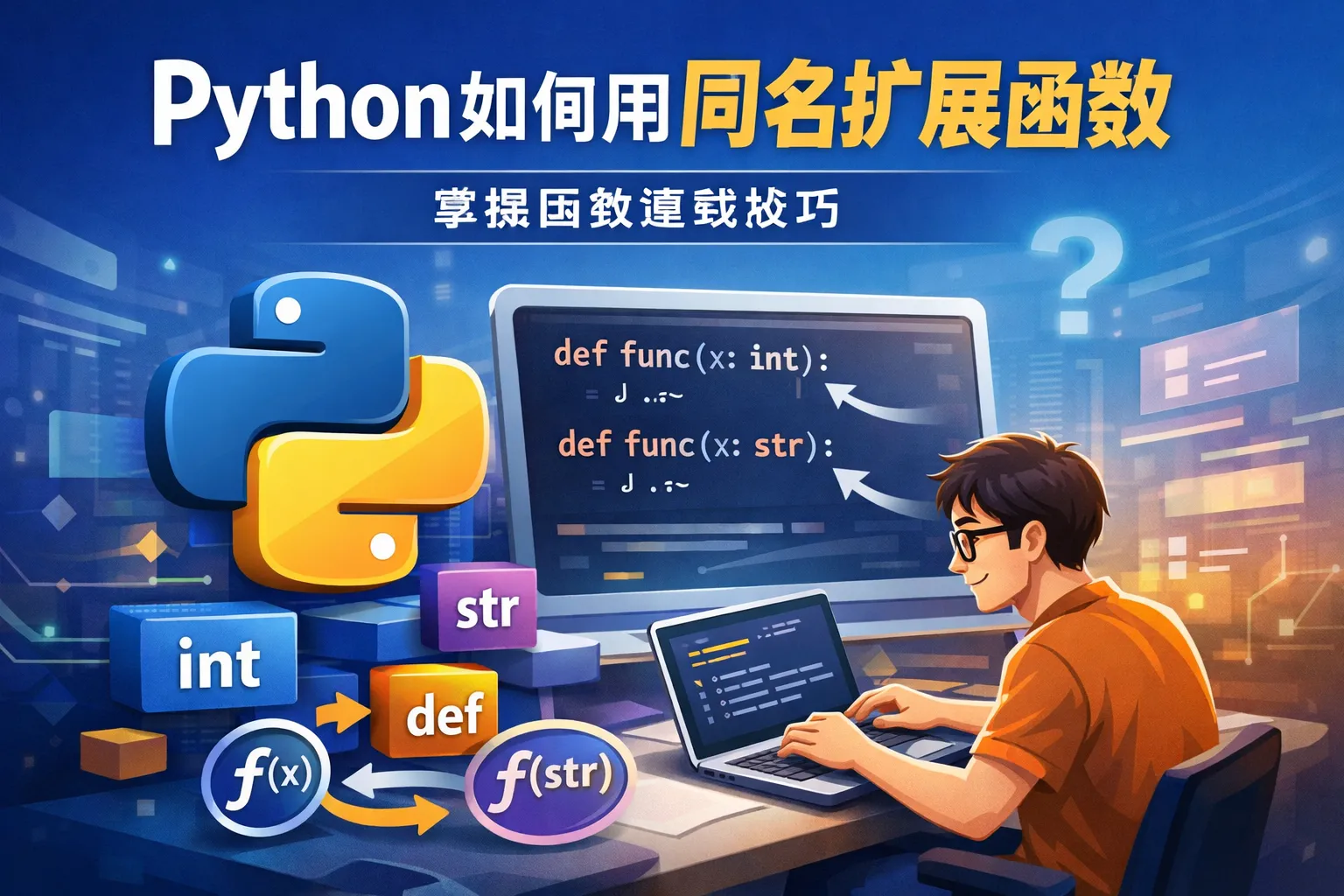 python如何用同名扩展函数