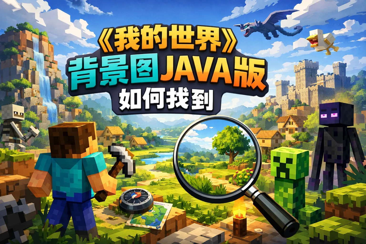 我的世界背景图java版如何找到