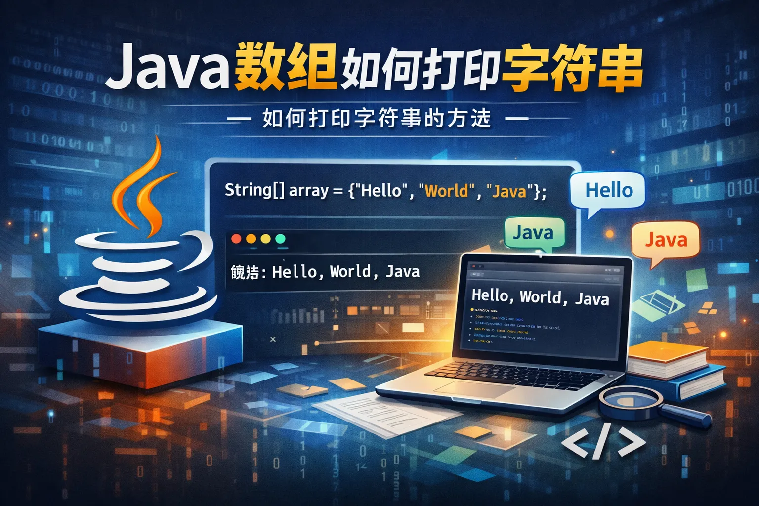 java数组如何打印字符串