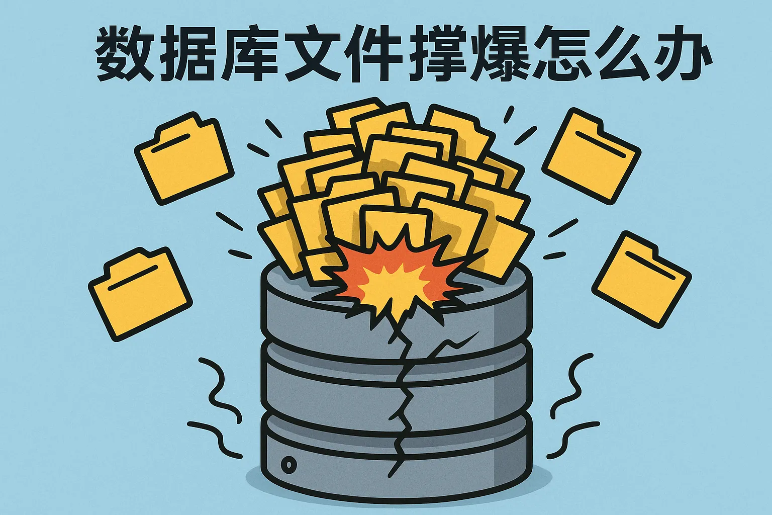 数据库文件撑爆怎么办