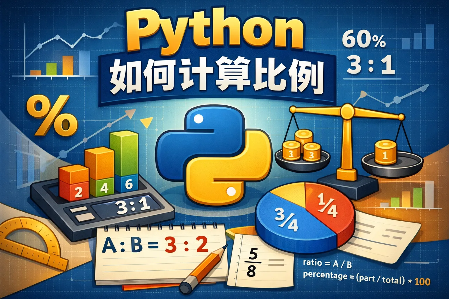 python 如何计算比例