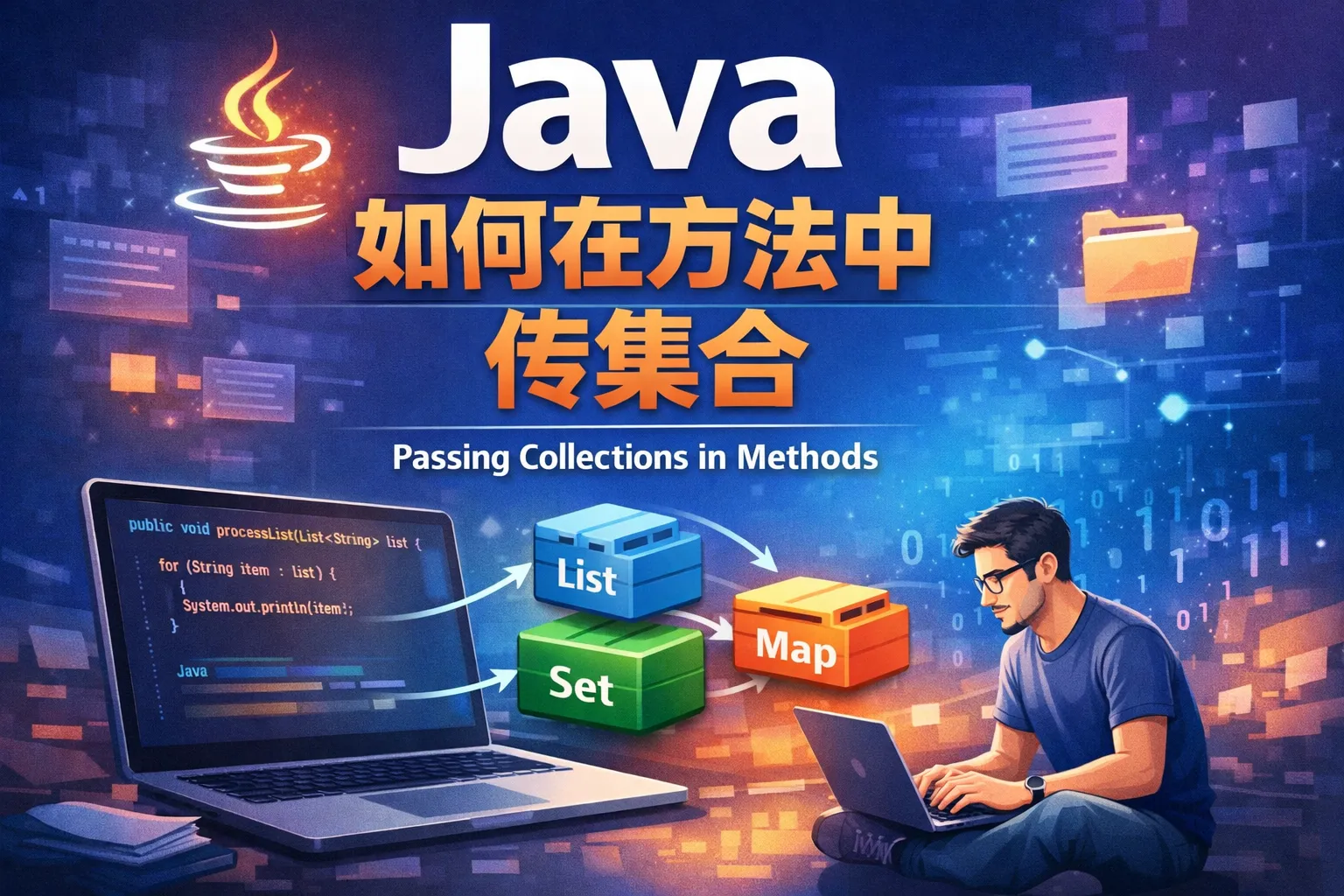 java如何在方法中传集合