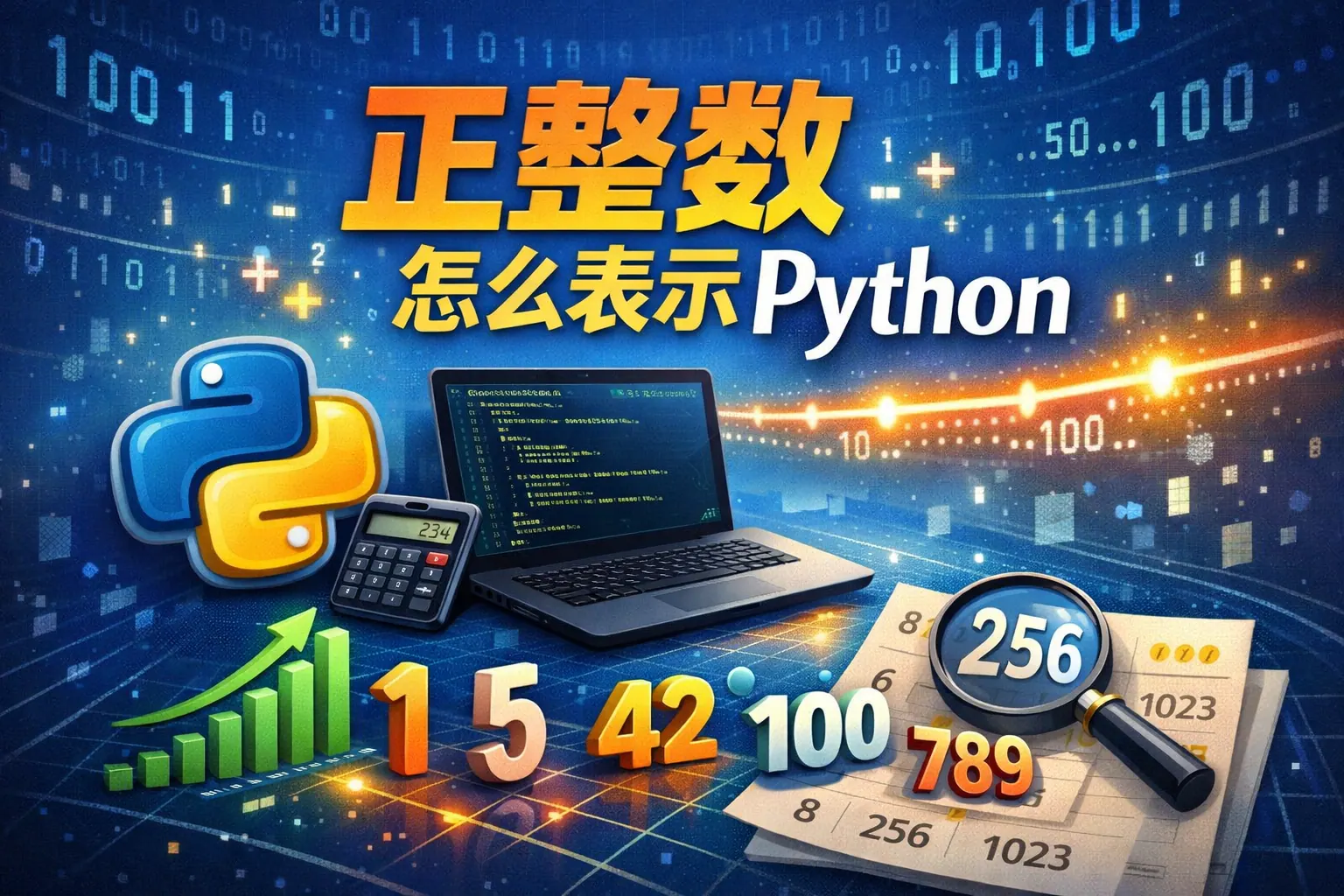 正整数怎么表示python