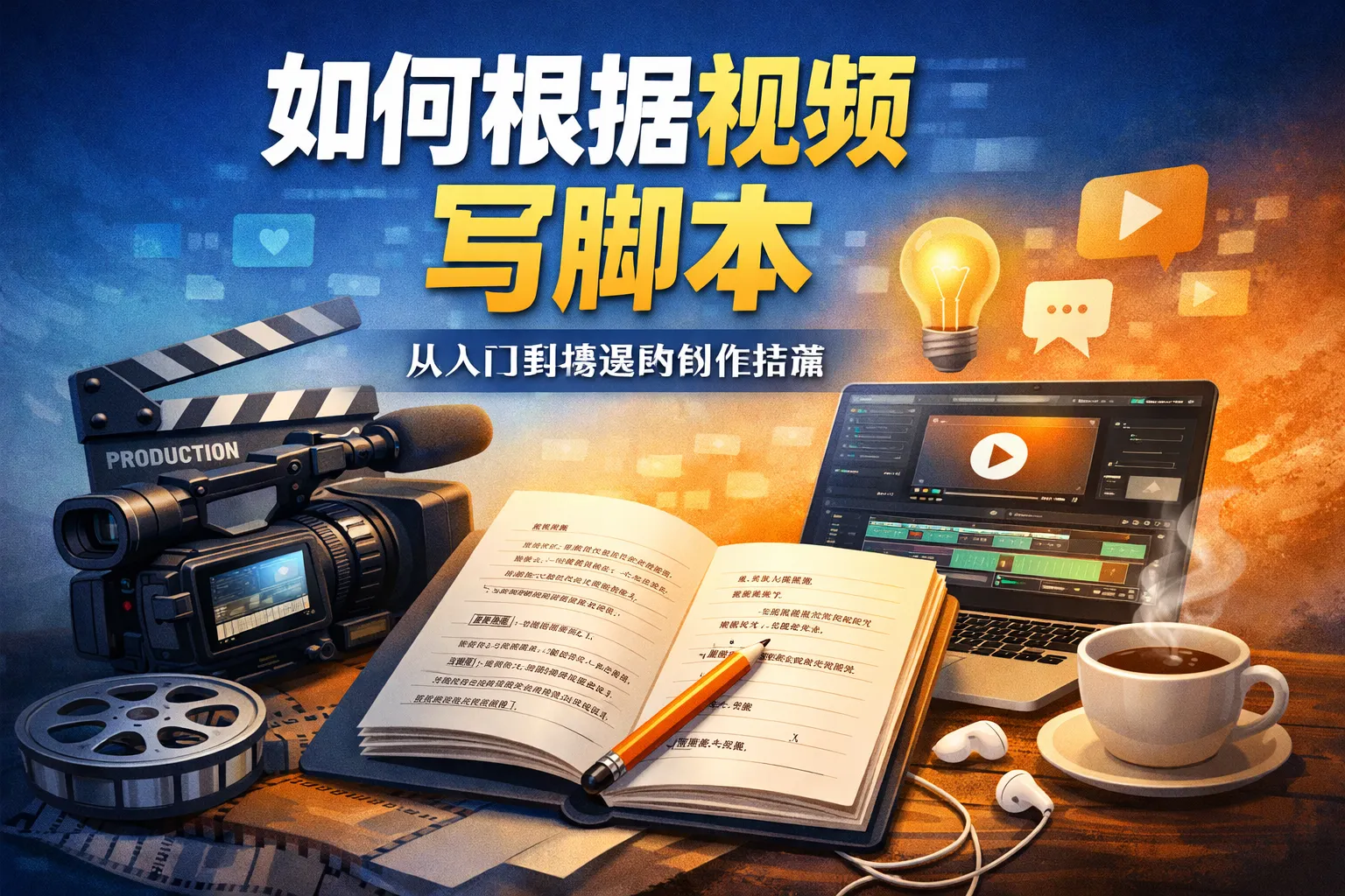 如何根据视频写脚本