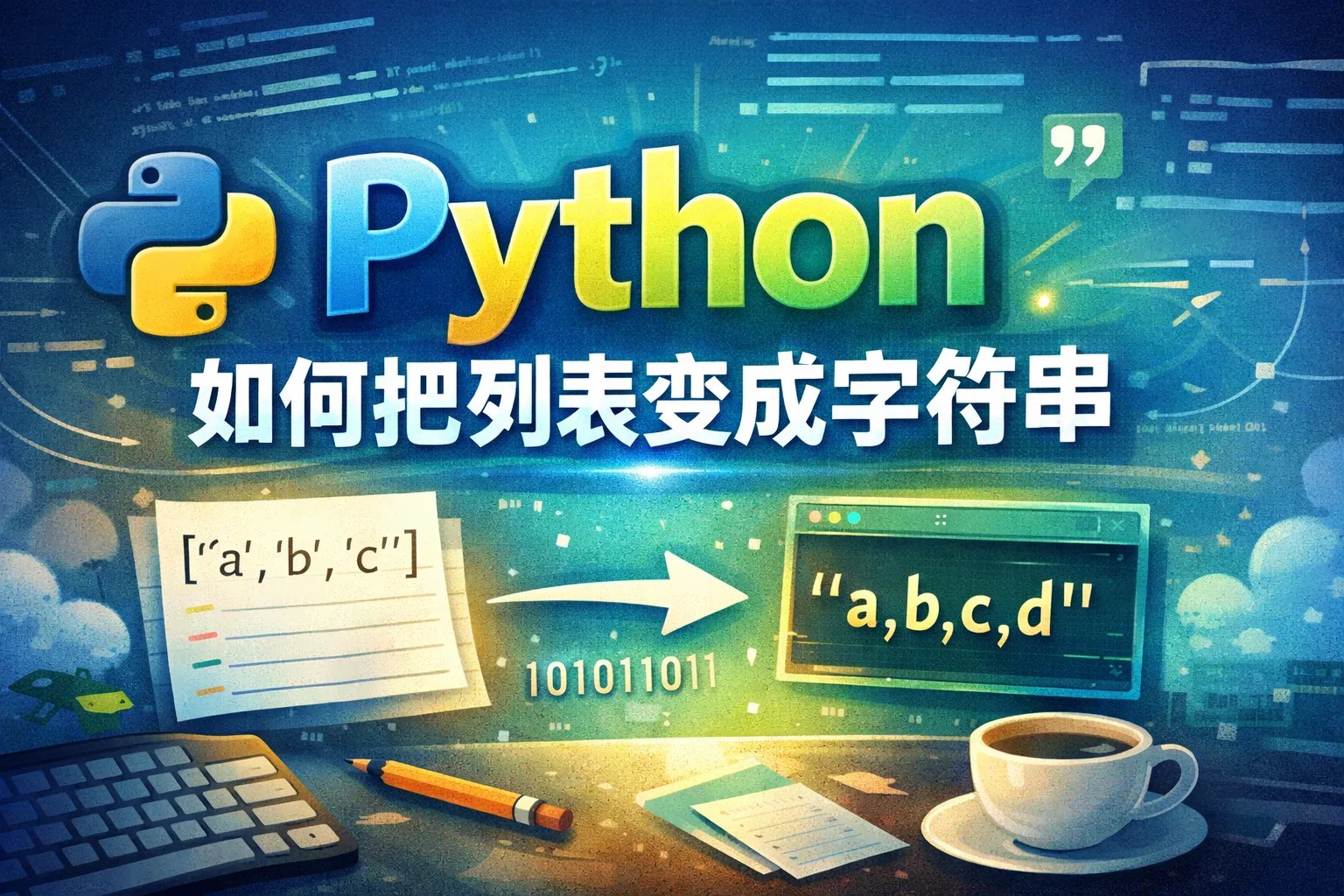python如何把列表变成字符串