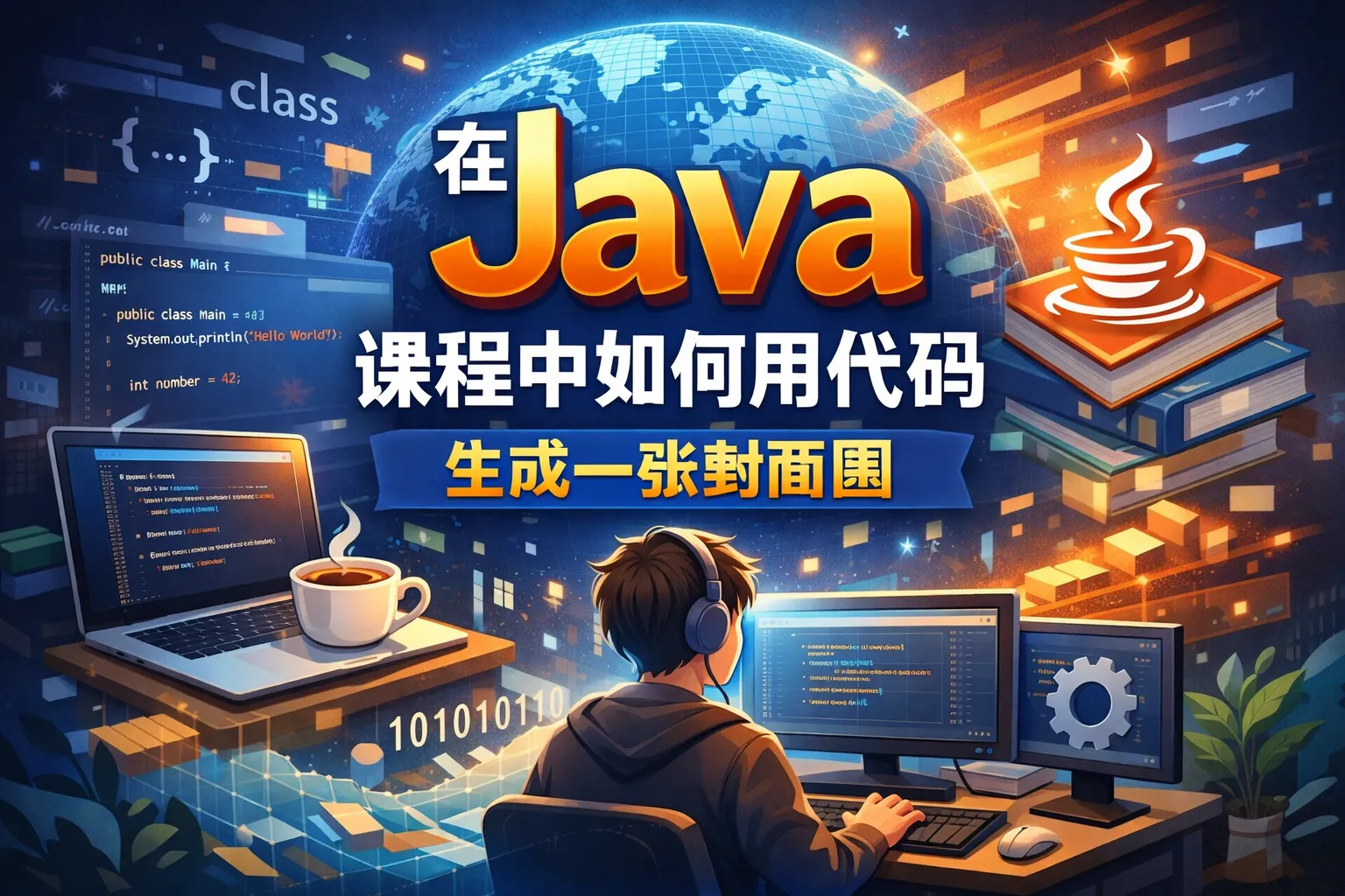 在java课程中如何用代码