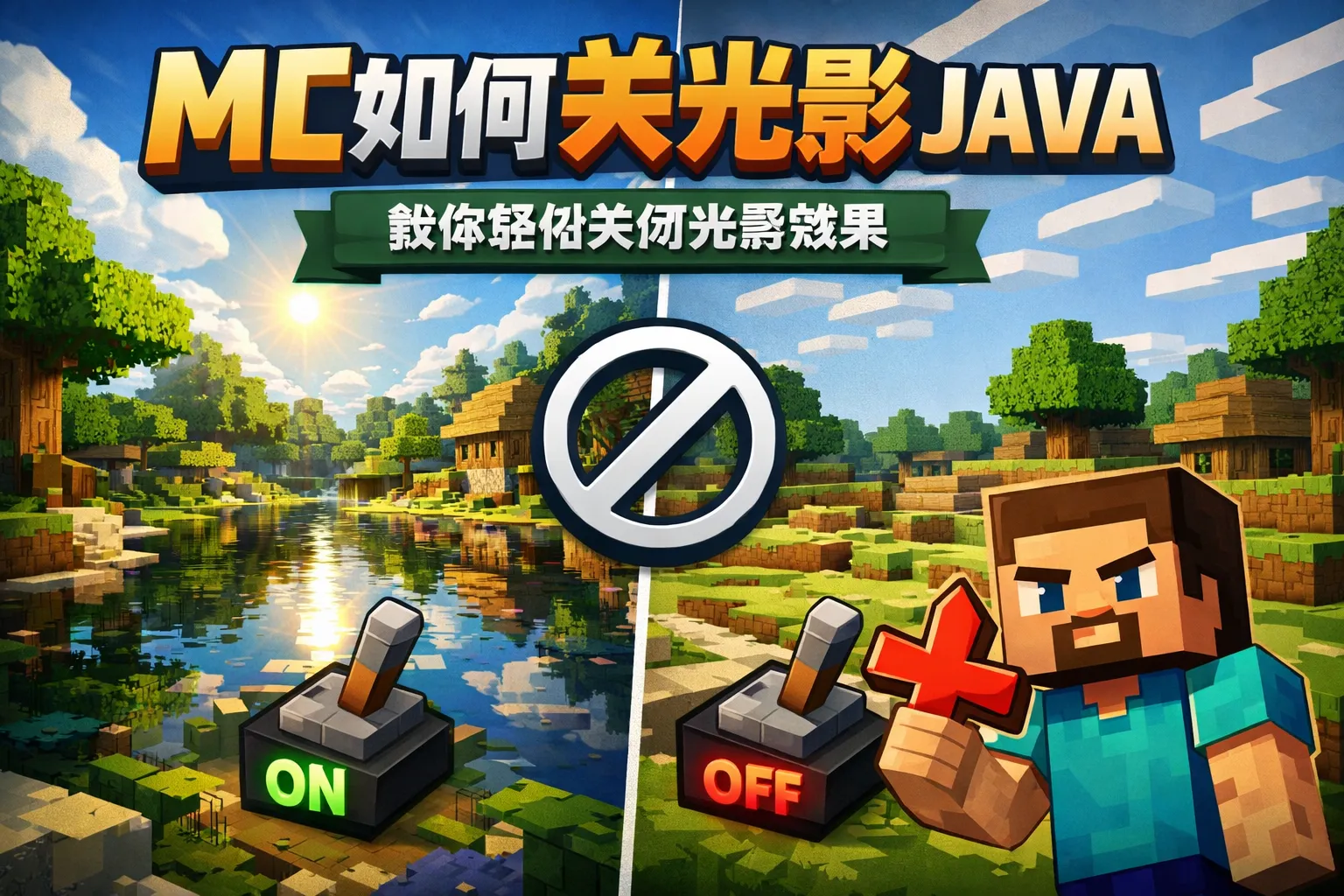 mc如何关光影java