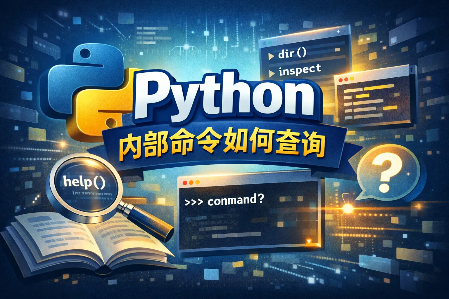 python内部命令如何查询