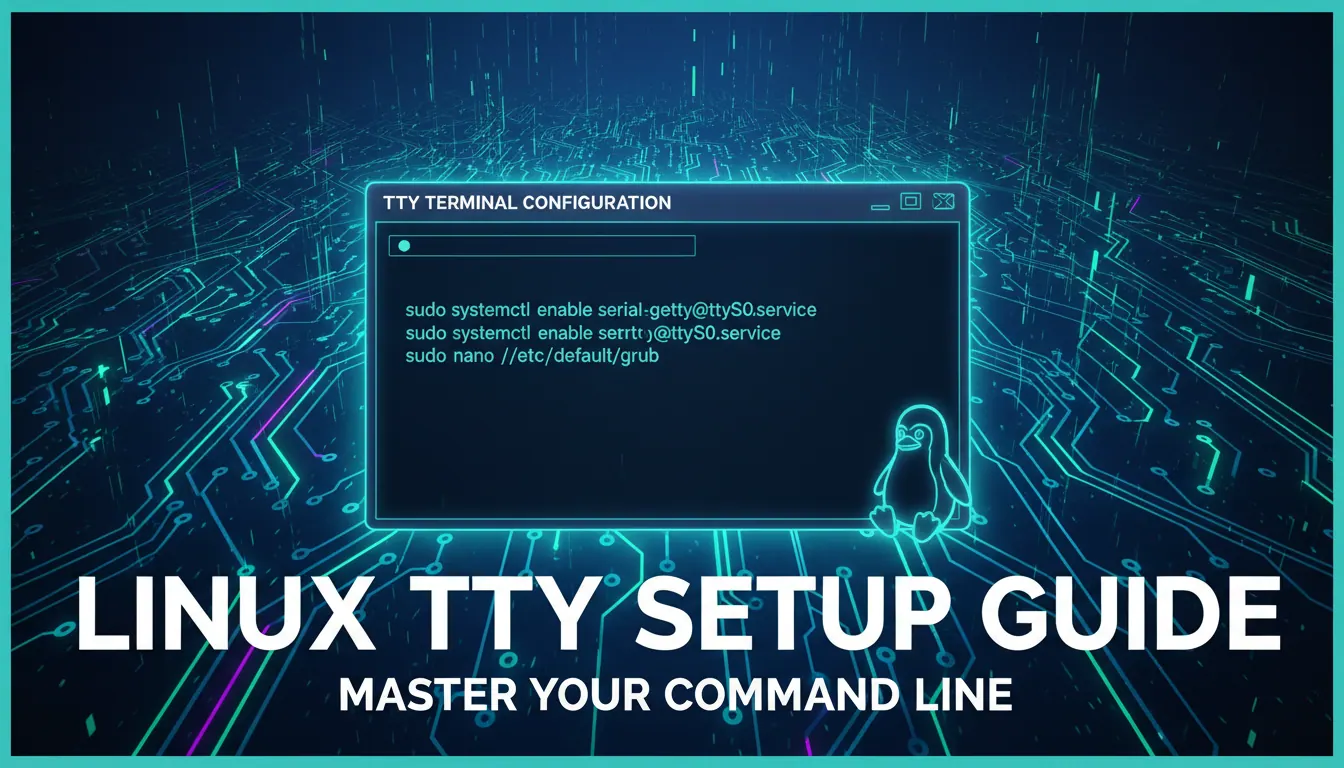 Unix Tty Terminal linux如何设置tty终端