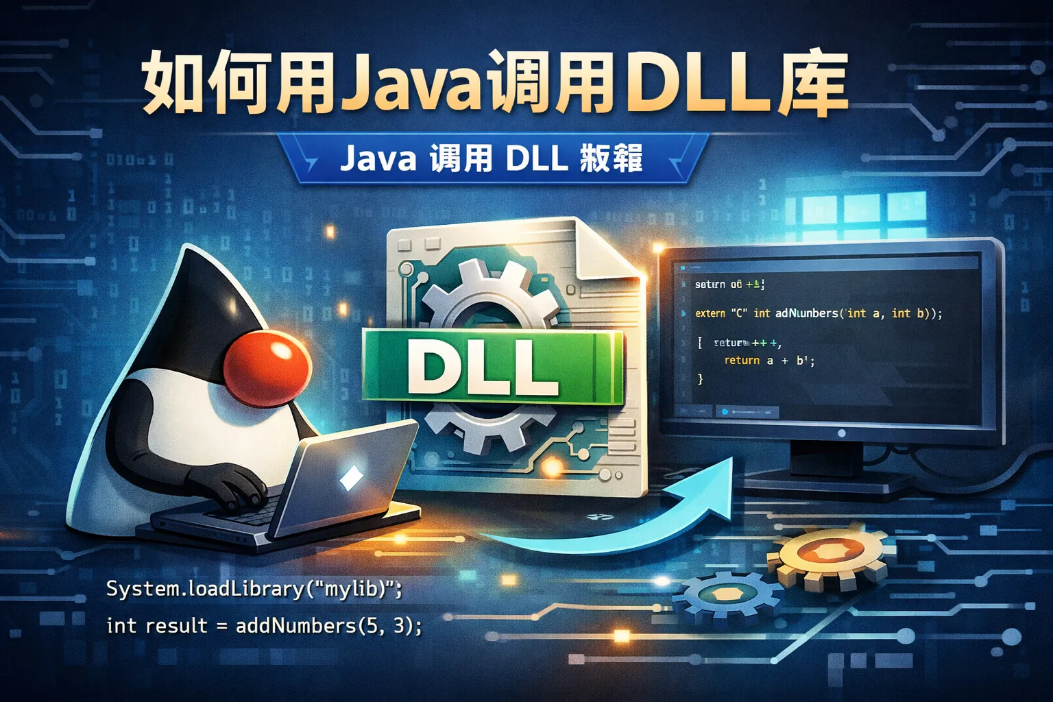 如何用java调用dll库