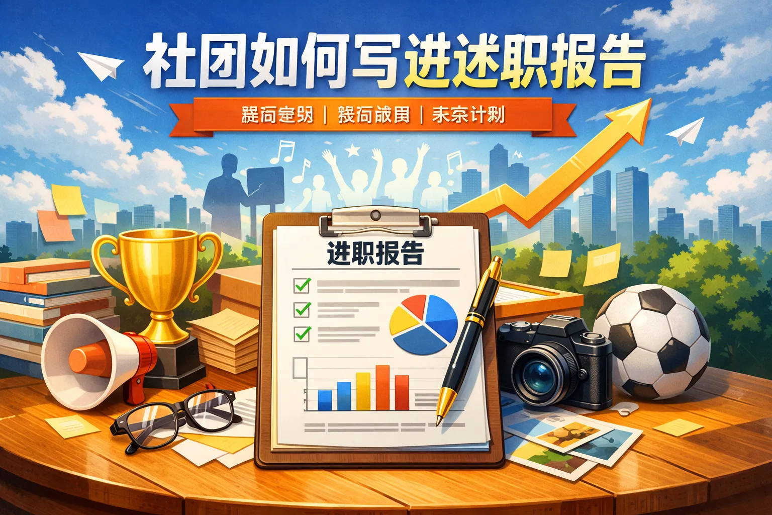 社团如何写进述职报告