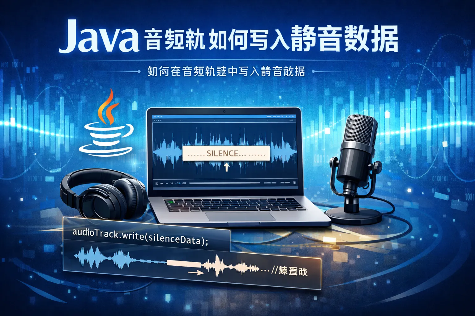 Java音频轨如何写入静音数据