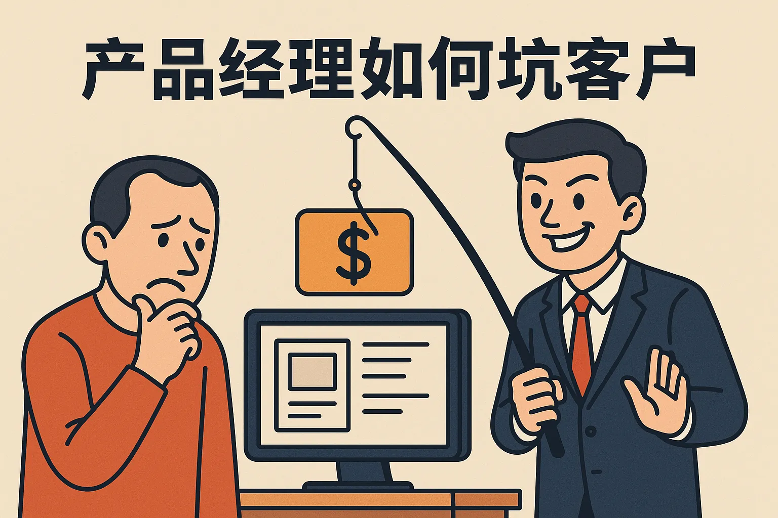 产品经理如何坑客户