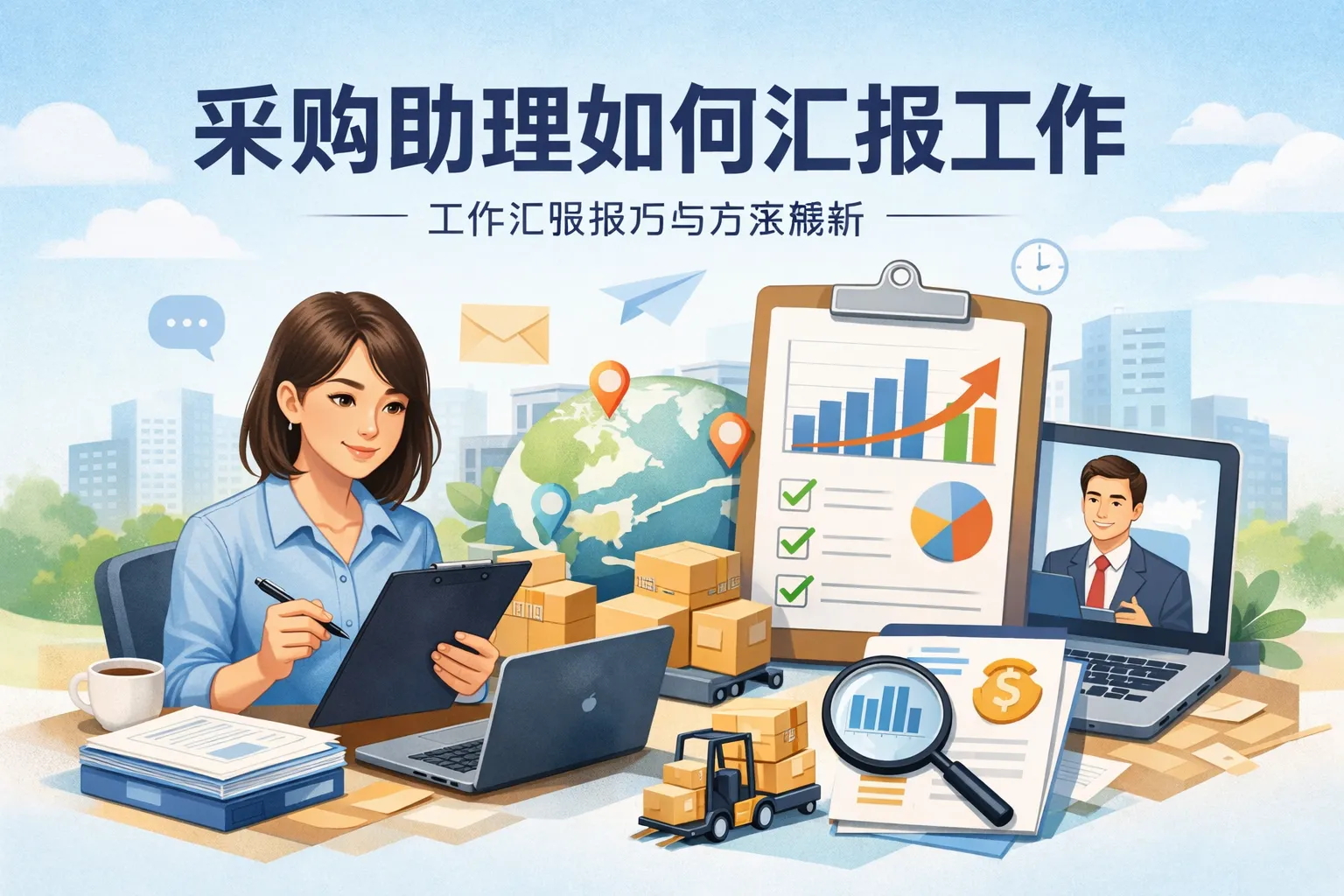 采购助理如何汇报工作