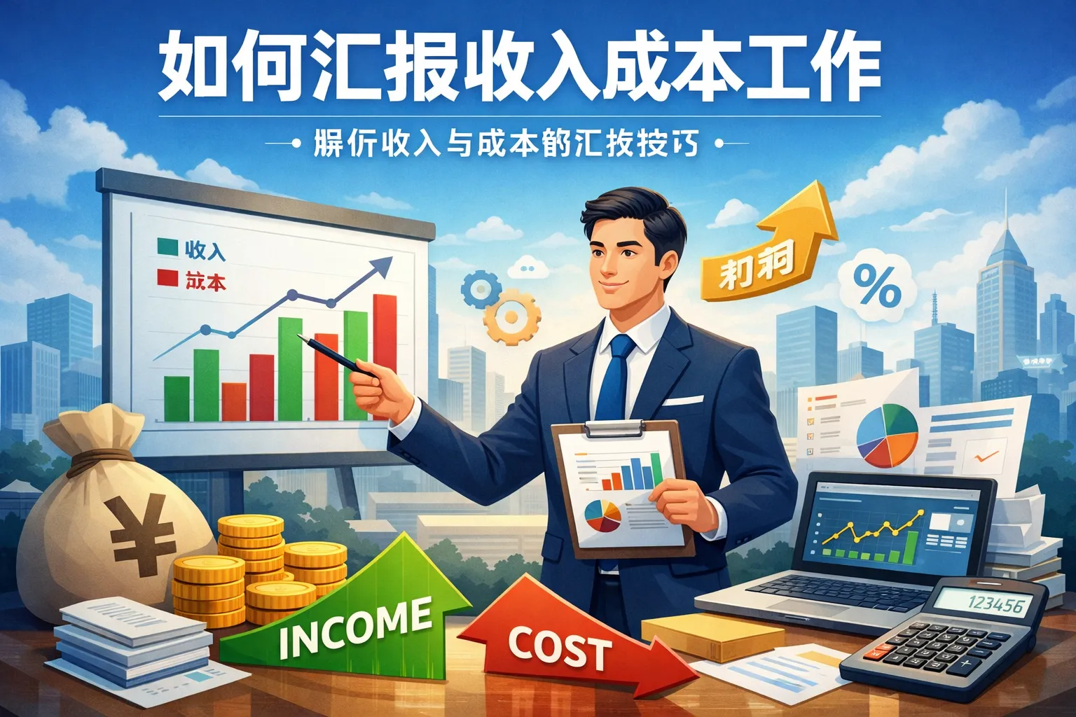 如何汇报收入成本工作