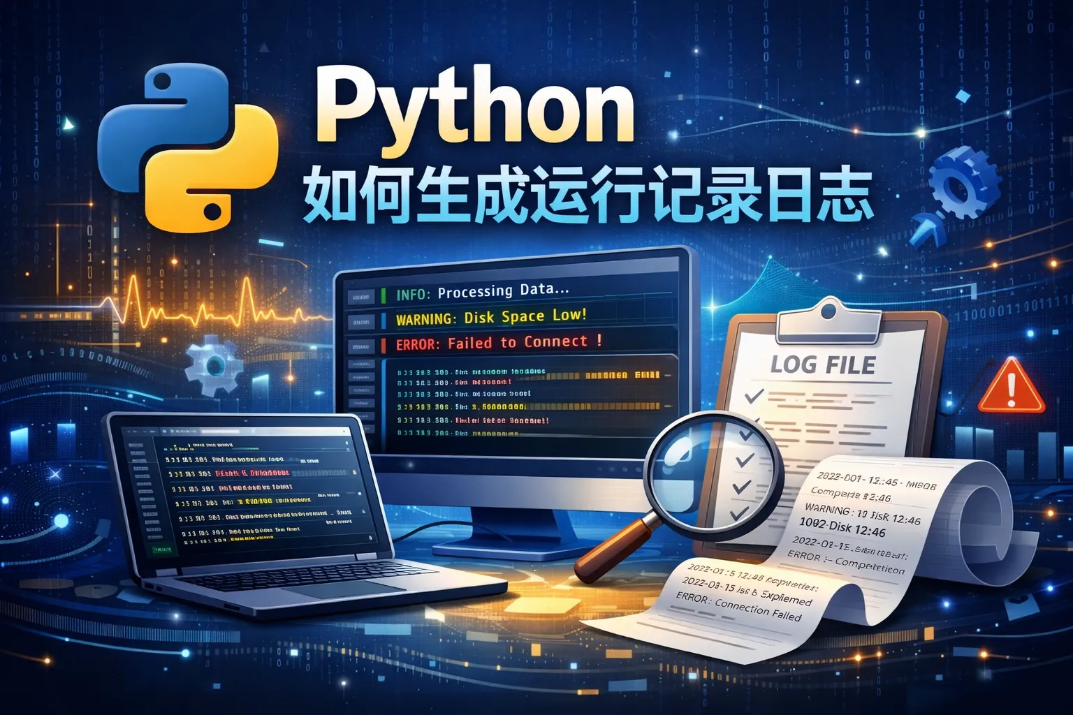 python 如何生成运行记录log