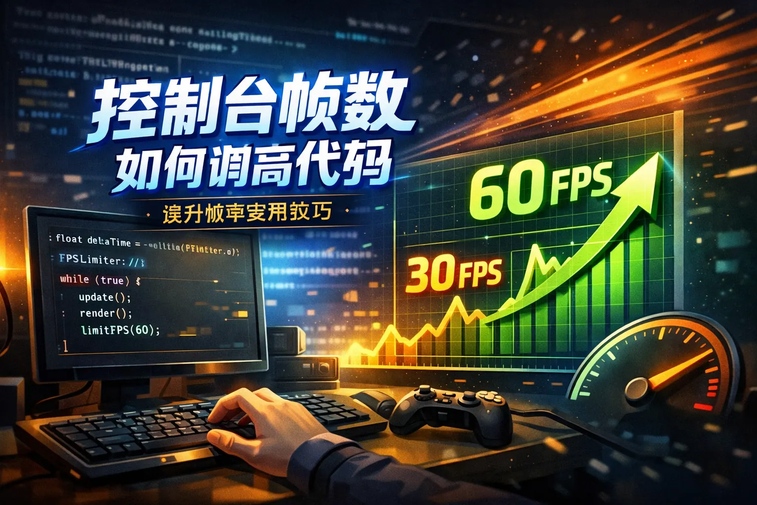 控制台帧数如何调高代码