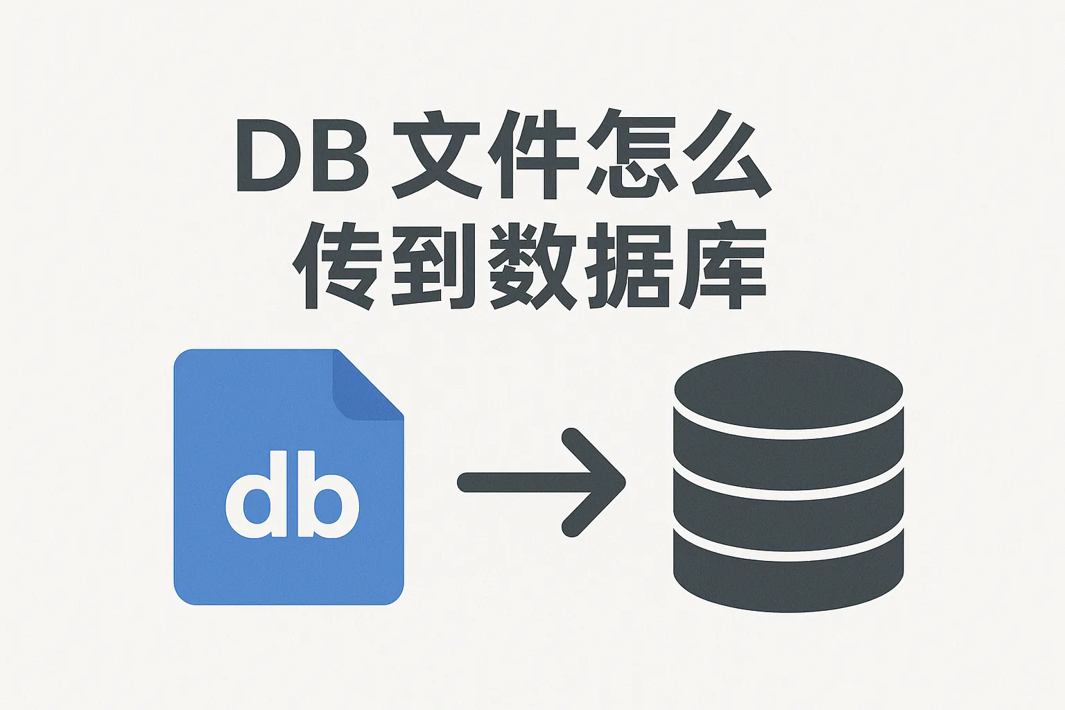 db文件怎么传到数据库