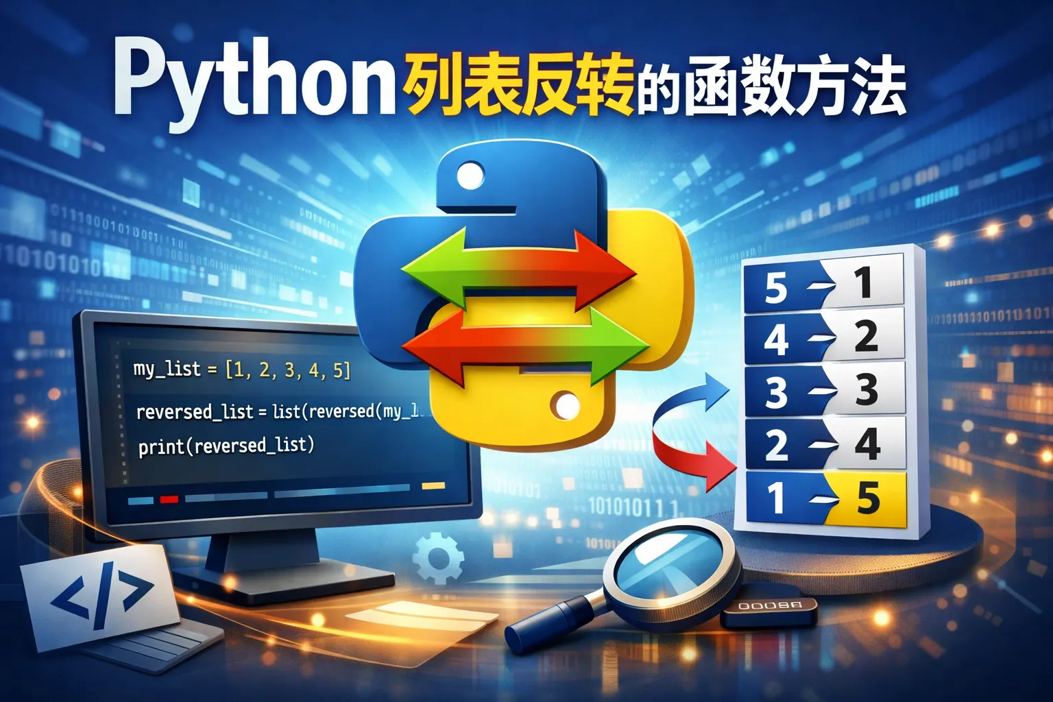 python列表反转的函数方法